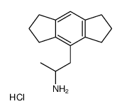 1-(1,2,3,5,6,7-hexahydro-s-indacen-4-yl)propan-2-amine,hydrochloride Structure