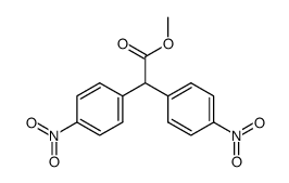 methyl 2,2-bis(4-nitrophenyl)ethanoate结构式