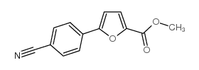 5-(4-氰基苯基)呋喃-2-羧酸甲酯结构式