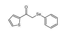 2-phenylselanyl-1-thiophen-2-ylethanone结构式