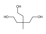 3-(2-hydroxyethyl)-3-methylpentane-1,5-diol结构式