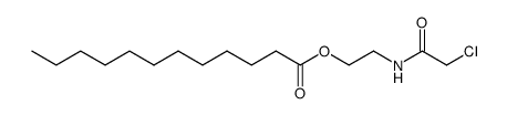 2-(2-chloroacetylamino)ethyl dodecanoate结构式