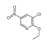 3-chloro-2-ethoxy-5-nitropyridine Structure