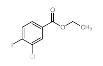 3-氯-4-碘苯甲酸乙酯结构式