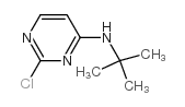 2-氯-N-(1,1-二甲基乙基)-4-氨基嘧啶结构式