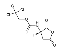 N-Troc-L-aspartic anhydride Structure