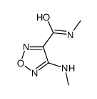 N-methyl-4-(methylamino)-1,2,5-oxadiazole-3-carboxamide结构式
