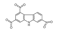 2,4,7-trinitro-9H-carbazole Structure