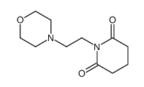 1-(2-morpholin-4-ylethyl)piperidine-2,6-dione结构式