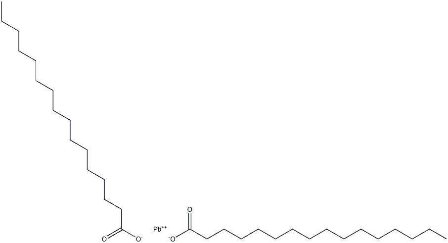 Hexadecanoic acid, lead(2+) salt, basic Structure