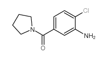 (3-amino-4-chlorophenyl)-pyrrolidin-1-ylmethanone Structure