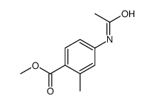 4-乙酰基氨基-2-甲基-苯甲酸甲酯结构式