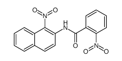 Benzamide, 2-nitro-N-(1-nitro-2-naphthalenyl)结构式