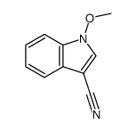 1-methoxy-1H-3-indolecarbonitrile Structure