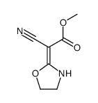 methyl 2-cyano-2-(1,3-oxazolidin-2-ylidene)acetate Structure
