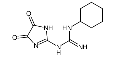 2-cyclohexyl-1-(4,5-dioxo-1H-imidazol-2-yl)guanidine Structure