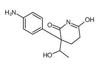 3-(4-aminophenyl)-3-(1-hydroxyethyl)piperidine-2,6-dione Structure
