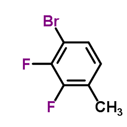 1-Bromo-2,3-difluoro-4-methylbenzene Structure