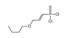 3-butoxyprop-1-enyl-dichloro-sulfanylidene-λ5-phosphane结构式