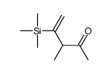 3-methyl-4-trimethylsilylpent-4-en-2-one Structure