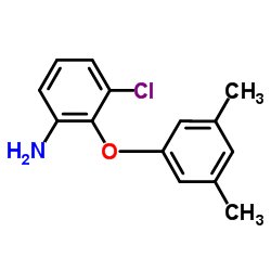 3-Chloro-2-(3,5-dimethylphenoxy)aniline Structure
