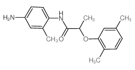 N-(4-Amino-2-methylphenyl)-2-(2,5-dimethylphenoxy) propanamide Structure