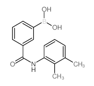 3-硼-N-(2,3-二甲基苯基)苯甲酰胺结构式