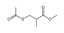 methyl 3-(acetylthio)-2-methylpropanoate结构式