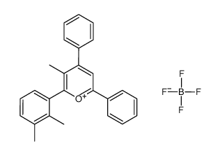 2,4-diphenyl-5-methyl-6-(2,3-dimethylphenyl)pyrylium tetrafluoroborate结构式