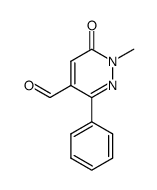 1-methyl-6-oxo-3-phenyl-1,6-dihydropyridazine-4-carbaldehyde结构式