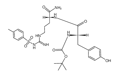 Boc-Tyr-D-Arg(Tos)-NH2结构式
