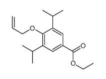 ethyl 3,5-di(propan-2-yl)-4-prop-2-enoxybenzoate结构式