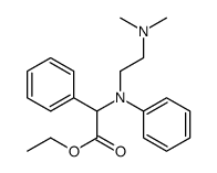 ethyl 2-[N-[2-(dimethylamino)ethyl]anilino]-2-phenylacetate结构式