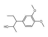 3-(3,4-dimethoxyphenyl)-2-pentanol结构式