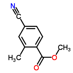 4-氰基-2-甲基苯甲酸甲酯结构式