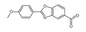 2-(4-methoxyphenyl)-5-nitro-1,3-benzoxazole结构式