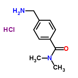 4-AMINOMETHYL-N,N-DIMETHYL-BENZAMIDE HCL Structure