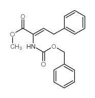 2-Cbz-氨基-4-苯基-2-丁烯酸甲酯结构式