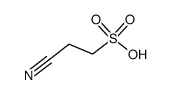 cyanoethanesulfonic acid Structure