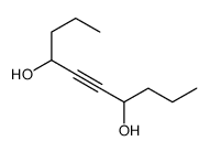5-癸炔-4,7-二醇结构式