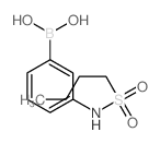 3-(丁基磺酰胺)苯硼酸结构式