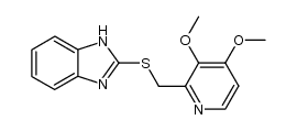 2-[(3,4-dimethoxypyrid -2-yl)methylthio]benzimidazole Structure