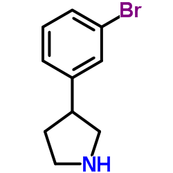 3-(3-Bromophenyl)pyrrolidine Structure