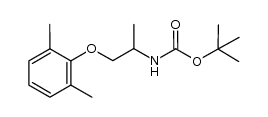 N-BOC-2-(2,6-dimethylphenoxy)-1-methylethylamine Structure