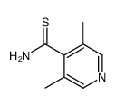 3,5-二甲基硫代异烟酰胺结构式