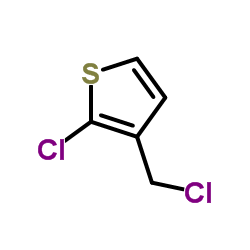 2-氯-3-氯甲基噻吩结构式