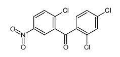 (2-chloro-5-nitrophenyl)-(2,4-dichlorophenyl)methanone结构式