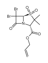 allyl 6,6-dibromopenicillanate 1,1-dioxide Structure