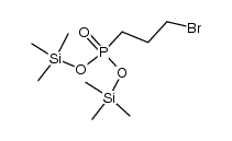 bis(trimethylsilyl) (3-bromopropyl)phosphonate Structure
