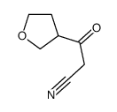 3-氧代-3-(四氢呋喃-3-基)丙腈结构式